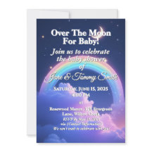 Luna Celestial y Estrellas Arcoiris Baby Shower