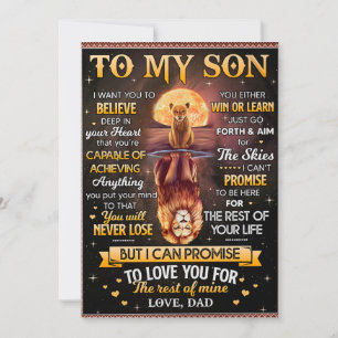 Invitación Luna León Quiero Creer - De Padre a Hijo 