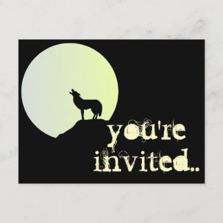 Invitación Luna Llena del lobo
