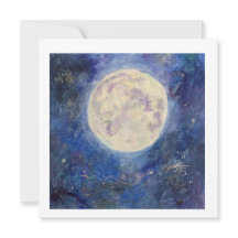 Luna Llena Nocturna Cielo Celestial Maureen Girard