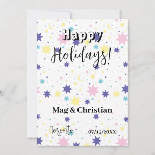 Invitación Luna y estrellas.