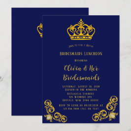 Invitación Luncheon de las Brigadas Reales Azul y Oro