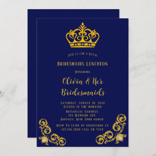 Invitación Luncheon de las Brigadas Reales Azul y Oro