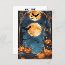 Invitación Lure lunar: Personalizar, tu encantada película de