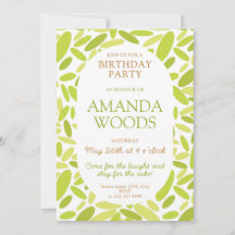 Lush Leafy Delight Birday