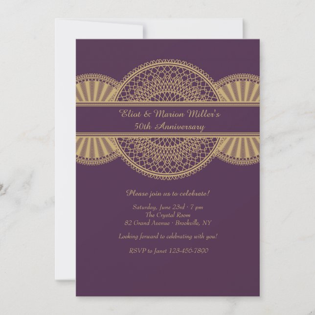 Invitación Lustrosa (Anverso)