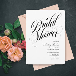 Invitación Luxe Headline Bridal Shower