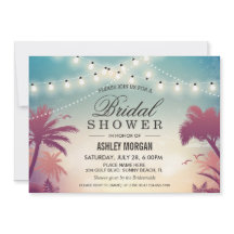 Luz de cadena de verano Sunset Outdoor Bridal Show