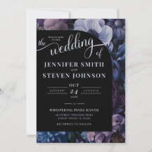 Luz de luna botánica | Boda floral gótico