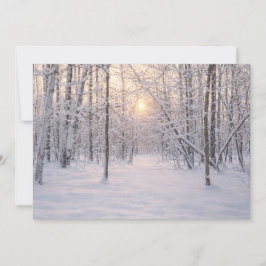 Invitación Luz dorada de invierno