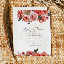LYRA Bohemian Chica Fall Floral Baby Shower