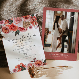 Invitación LYRA Bohemian Fall Floral Baby Shower