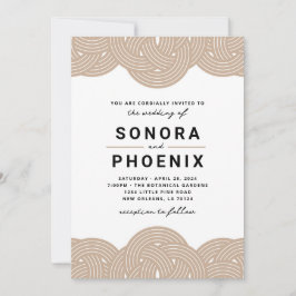 Invitación Macrame Boda