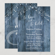 Madera Rústica Azul y Luces Para Tener y Para Afer