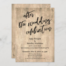 Madera rústica después del Fiesta de la celebració