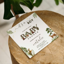 Madera silvestre vegetación bebé ducha