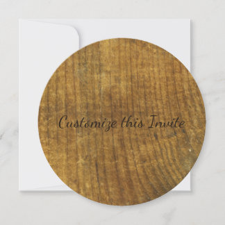 Invitación Madera, tablero de madera antigua inspirado en el 