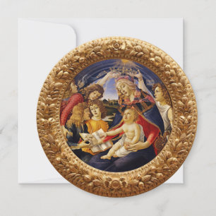 Invitación Madonna del Magnificat de Sandro Botticelli