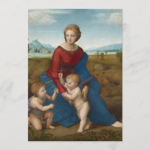 Invitación Madonna en Meadow Raphael