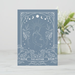 Invitación Madre, Baby Shower celestial