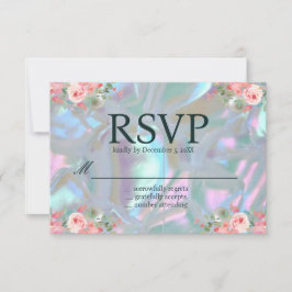 Invitación Madre de una boda elegante de la perla irlandesa R