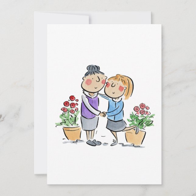 Invitación Madre e hija (Anverso)