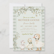 Madre Goose y Gosling Baby Shower