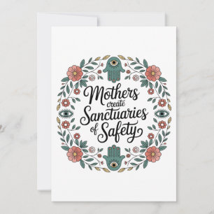 Invitación Madres Crean Santuarios De Seguridad