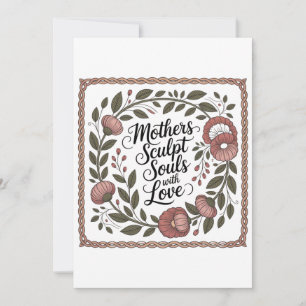 Invitación Madres Esculturan Almas Con Amor