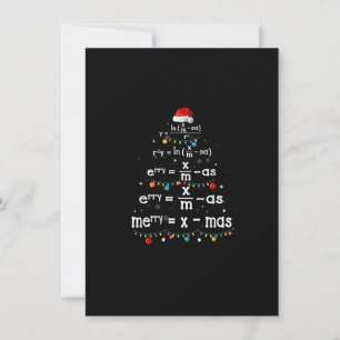 Invitación Maestra De Matemáticas En Navidades Math Merry Xma