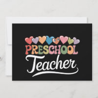 Maestro de Preescolar Primer Día Genial Regreso a 