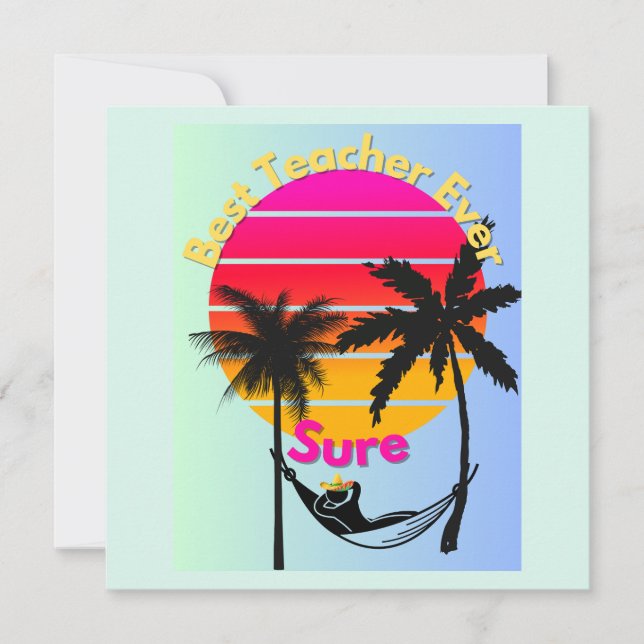 Invitación Maestro del Año: Seguro (Anverso)