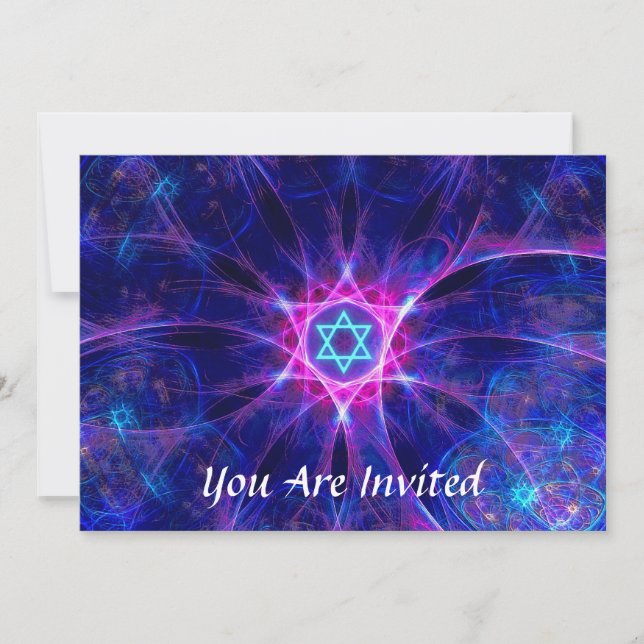 Invitación Magen Bet Bar/Bat Mitzvah (Anverso)
