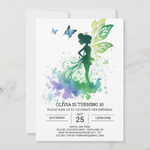 Invitación Magia de cumpleaños de los niños, un fantástico dí
