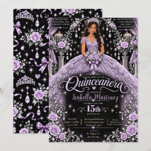 Invitación Magia de Quinceañera Lavanda