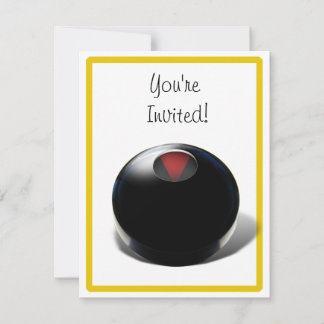 Invitación Magic 8 Ball ( Añadir tu respuesta)
