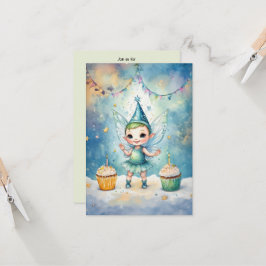 Invitación mágica de cumpleaños de hadas de cuento