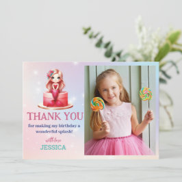 Invitación Mágica Sirenita 5 Años Bajo La Foto Del Mar