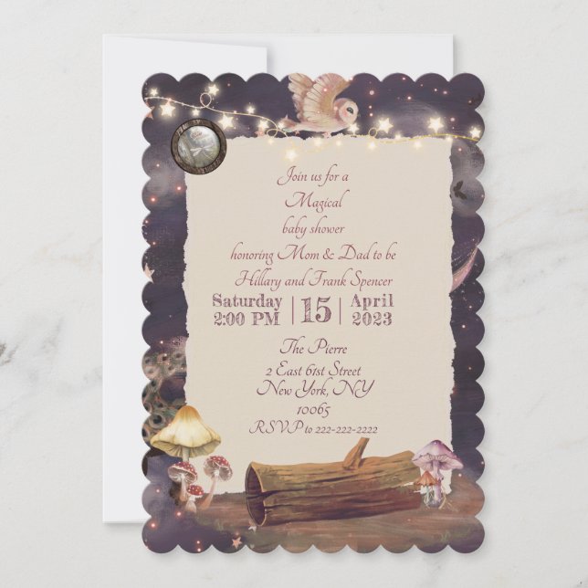 Invitación mágica y caprichosa (Anverso)