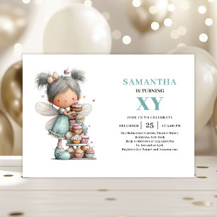 Invitación mágica y caprichosa para el 4º cumpleañ