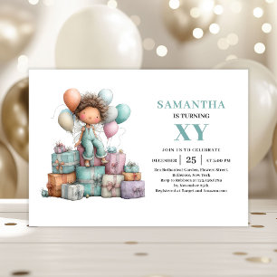 Invitación Mágica y Linda para la niña hada capric