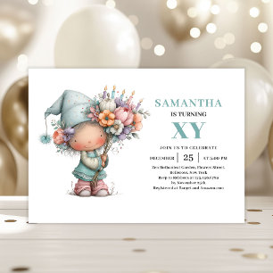 Invitación Mágica y Linda para la niña hada capric