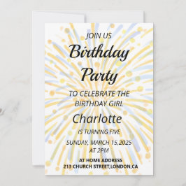 Invitación Magical 5º Bash de Cumpleaños