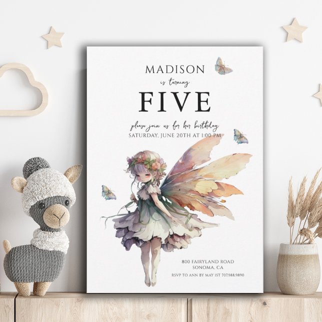 Invitación Magical Anime Fairy 5ª fiesta de cumpleaños (Subido por el creador)