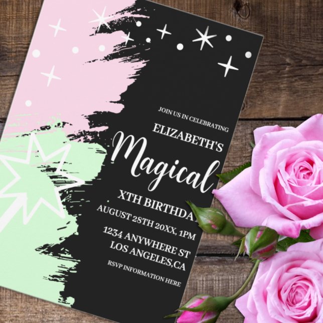 Invitación Magical Birthday (Subido por el creador)