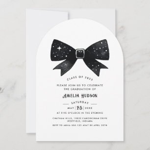 Invitación Magical Elegante Partido de Graduación del Arco de