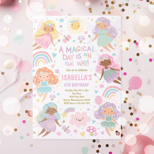 Invitación Magical fiesta de cumpleaños de Princesa de Hadas  (Subido por el creador)