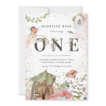 Magical Floral Fairy 1er Fiesta de cumpleaños