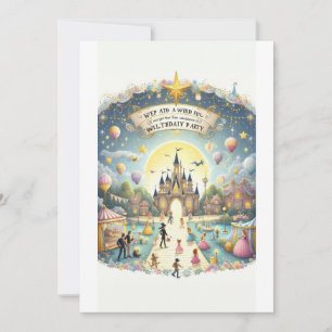 Invitación "Magical Kingdom Birthday Celebration"