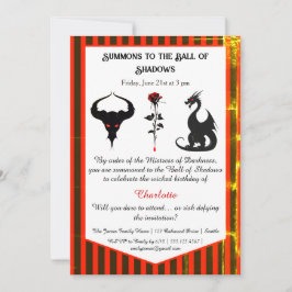 Invitación Magical & Mysterious Kids Birthday Party 